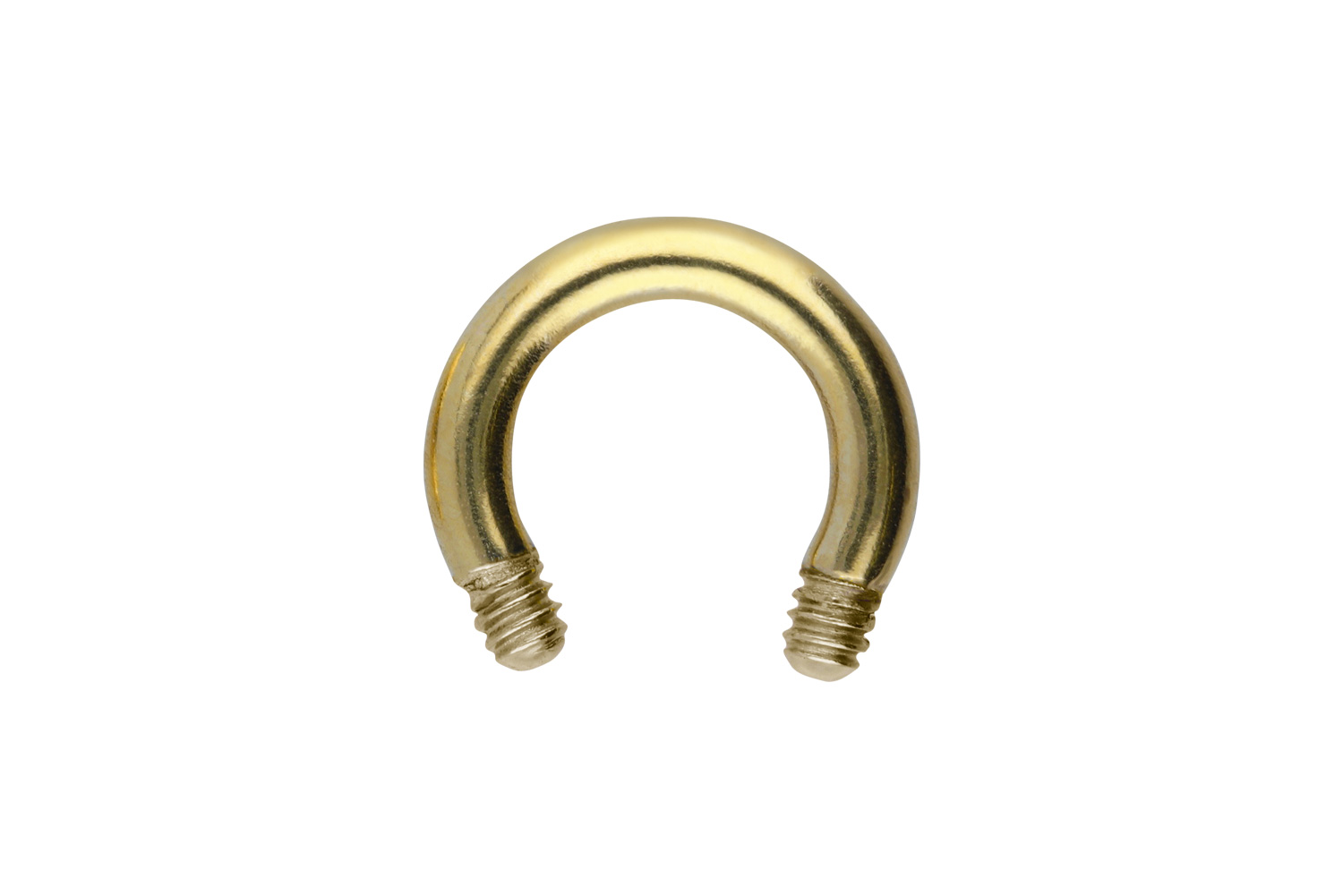 Titan Hufeisenring Piercing ohne Kugel